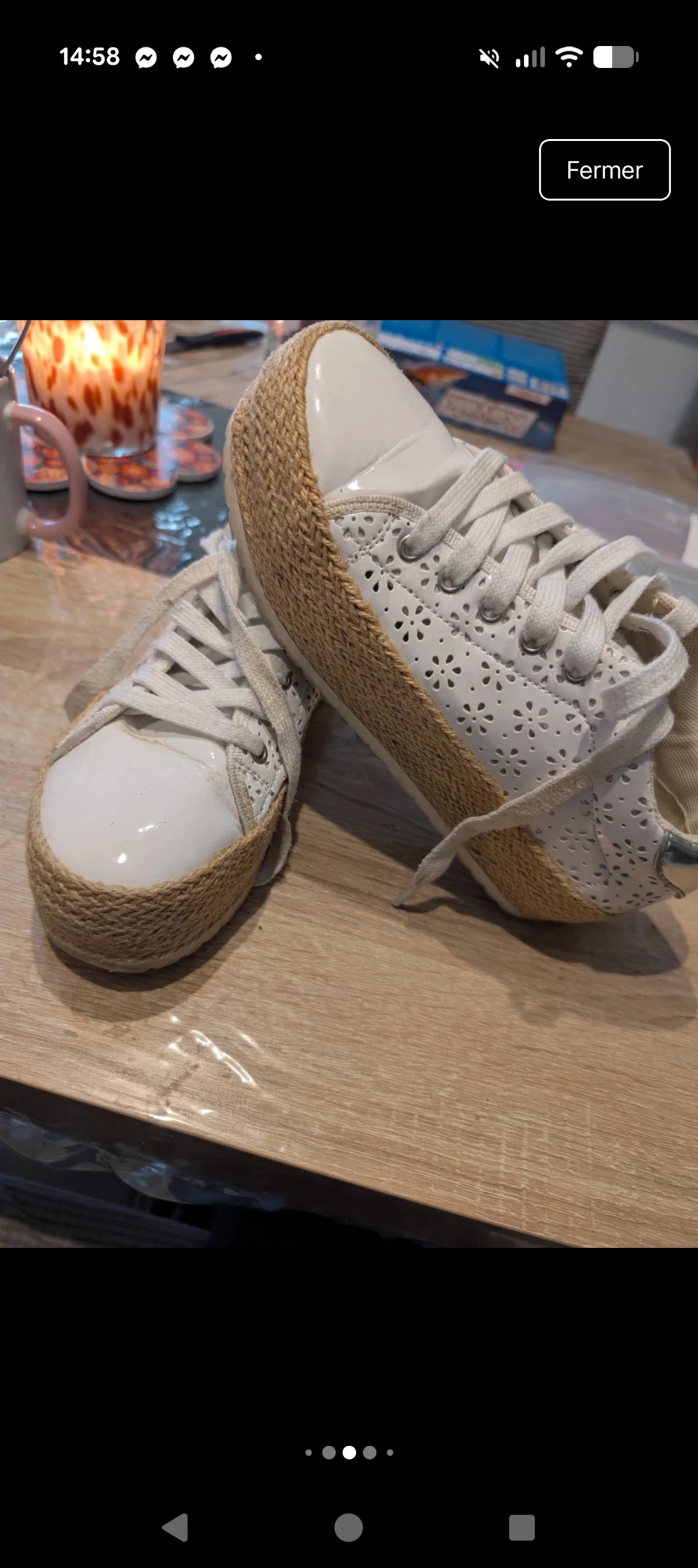 Sublimes baskets compensées de la marque GUESS.taille 37 – photo 5